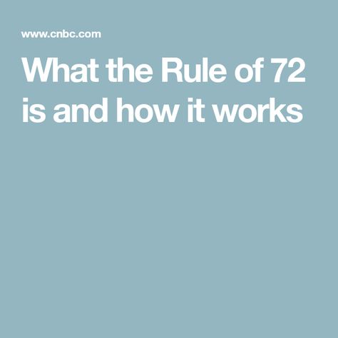 Rule Of 72, Time Value Of Money, Certificate Of Deposit, Money Market Account, High Yield Savings, Roth Ira, Money Market, Interest Rate, Car Loans