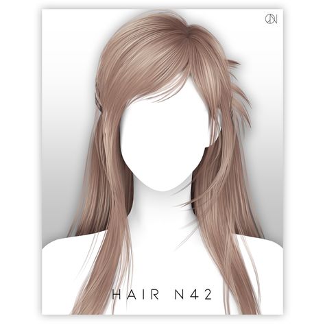 [JINO] HAIR N42 | Patreon Sims Hair Alpha, Sims 4 Cc Finds Hair, Cc Makeup, Ts4 Hair, Sims 4 Cheats, Style Collage, Cc Hair, Sims 4 Cc Makeup, Los Sims