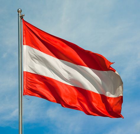 Austrian Flag, Gb Flag, Austria Flag, Peace And Security, Adopting A Child, News Agency, Flags Of The World, National Flag, Sound Of Music