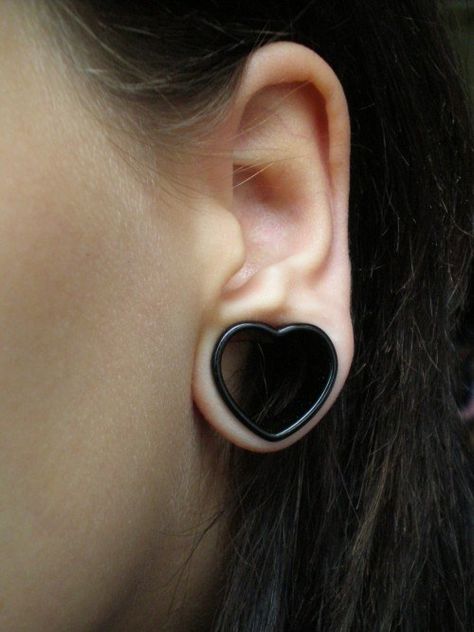 You wanted ear gauges. | 26 Things Only Former Emo Kids Will Understand Tunnel Piercing, Pretty Plugs, Tapers And Plugs, Cool Piercings, Cute Piercings, Tunnels And Plugs, Body Piercings, Stretched Ears, Ear Gauges