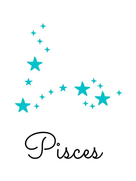 The Pisces star constellation⭐♓ Pisces Star Constellation, Pisces Constellation, Star Constellation, Star Constellations, Tat Ideas, Star Tattoos, Tattoo Ink, Star Signs, Ink Tattoo