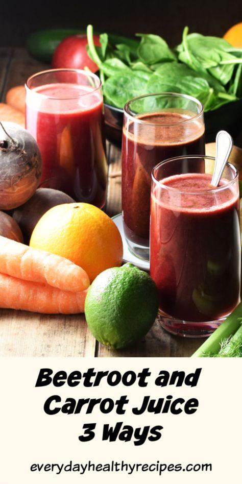 Beetroot And Carrot Juice, Beetroot Juice Recipe, Carrot Juice Recipe, Beet Juice Recipe, Vegetable Juice Recipes, Low Glycemic Fruits, Flavour Combinations, Beetroot Juice, Smoothies Healthy