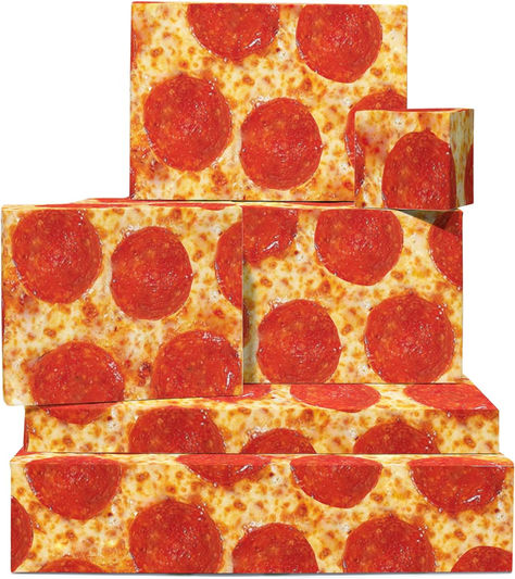 CENTRAL 23 Pizza Wrapping Paper - 6 Sheets of Birthday Gift Wrap and Tags - Food Themed - Funny Wrapping Paper for Men Women Kids - Comes with Fun Stickers - Recyclable #pizza #wrappingpaper #funny #gifts Funny Wrapping Paper, Birthday Gift Wrap, Birthday Gift Wrapping, Fun Stickers, Gift Wrap, Funny Gifts, Wrapping Paper, Birthday Gift, Recycling