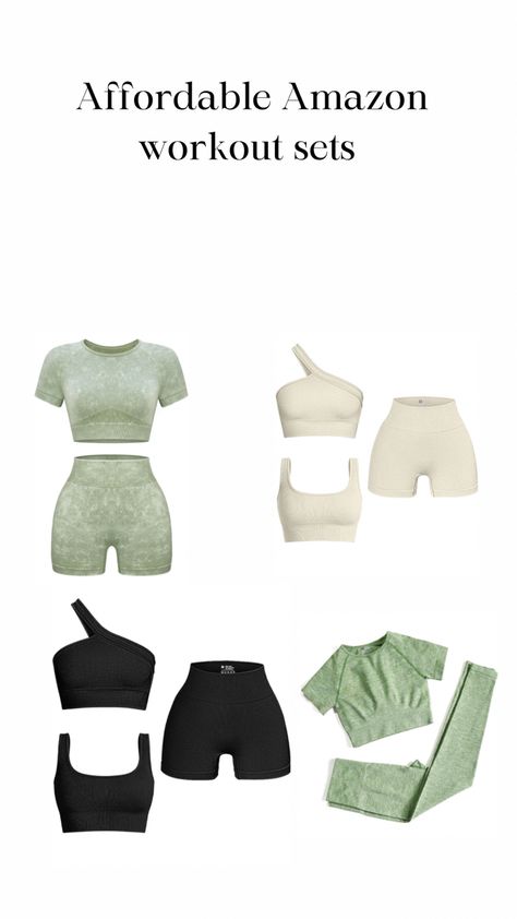 Workout Sets Outfit Aesthetic, Amazon Workout Sets, Women Workout Clothes, Workout Aesthetics, Workout Sets Outfit, Workout Outfits Winter, Affordable Workout Clothes, Workout Outfits For Women, Out Aesthetic