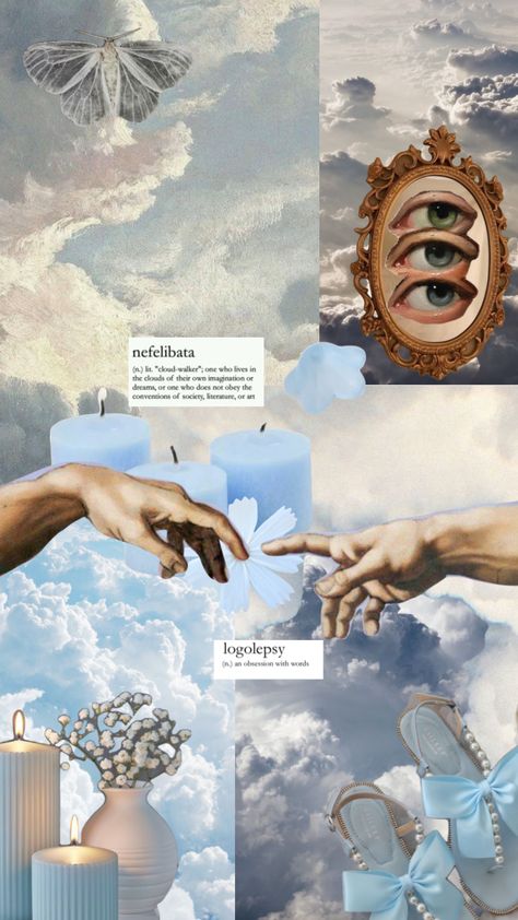 #lightblue #blue #aesthetic #clouds Blue Aesthetic Clouds, Bible Project, Aesthetic Clouds, Blue Aesthetic, Your Aesthetic, Creative Energy, Smocking, Mood Board, Light Blue