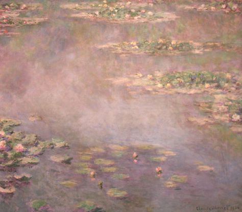 Monet Paintings, Old Paintings, Painting Wallpaper, Ethereal Art, Dreamy Art, Artist Paint, Water Lilies, Claude Monet, Pink Aesthetic