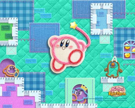 Kirby Art Nintendo, Kirby Pokemon, Kirby Games, Yarn Box, Princess Games, Vanessa Kirby, Room Theme, Kirby Art, Nintendo Characters