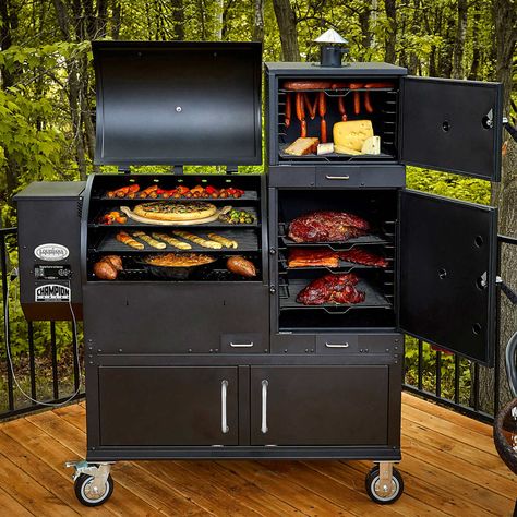 Outdoor Bbq Grill, Convection Cooking, Wood Pellet Grills, Bbq Smokers, Bbq Pit, Built In Grill, Wood Pellets, Cast Iron Cooking, Pellet Grill