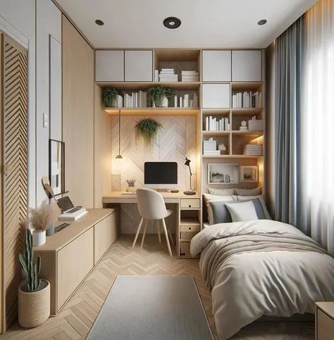 Small Space, Big Style: Refresh Your Bedroom Retreat | by The Decor Detective | May, 2024 | Medium Cozy Tiny Bedroom, Compact Bedroom Ideas, Small Bedroom Decor Ideas For Women, Bedroom Colours, Study Desks, Tiny Bedroom Design, Small Bedroom Decor Ideas, Small Bedroom Interior, Bedroom Decor For Women