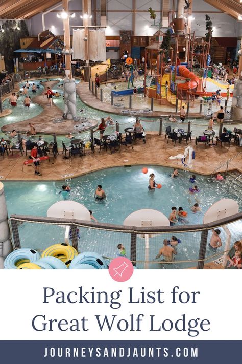 Indoor Water Park Packing List, Waterpark Packing List, Water Park Packing List, Water Park Outfit Ideas, Great Wolf Lodge Packing List, Waterpark Outfit, Water Park Tips, Great Wolf Lodge Tips, Resort Packing List