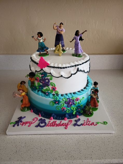 Mirabel Encanto Cake Ideas, Encanto Bday Cake, Encanto 2nd Birthday Cake, Encanto Cake Easy, Mirabel Cake Ideas, Simple Encanto Cake Ideas, Mirabel Birthday Cake, Encanto Cake Simple, Disney Encanto Birthday Cake