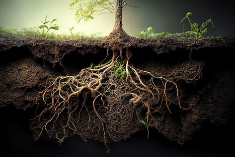 Grass Species, Scientific Design, Nitrogen Cycle, Grass Roots, Plant Growing, Plant Cell, Horror Book, Root Growth, Painting Inspo