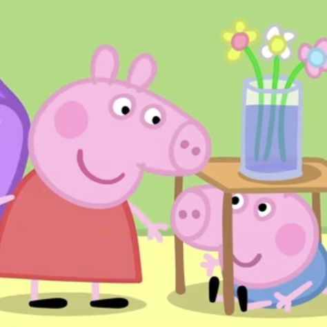 Peppa Pig Pictures, Peppa And George, Peppa Pig Funny, Peppa Pig Wallpaper, Pig Pictures, Pig Wallpaper, Kids Cartoons, George Pig, Pepa Pig