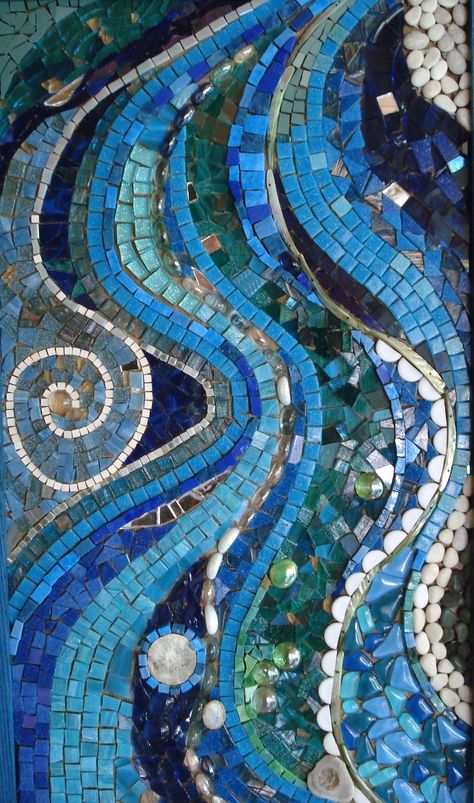 Mosaic River, Mosaic Waterfall, Waterfall Mosaic, Mosaic Water, Water Mosaic, River Mosaic, Mosaic Sea, Rock Mosaic, Mosaic Sea Life