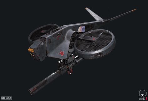 ArtStation - Combat Drone, Robert Stephens Combat Drone, Combat Robot, Military Drone, Drones Concept, Drone Design, Spaceship Concept, Toasters, Spaceship Design, Robot Design