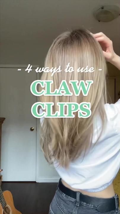 Ways To Use Claw Clips, Horse Show Clothes, Clip Hairstyles, Claw Clips, Hair Claws & Clips, Claw Clip, Barbie Clothes, Grunge Outfits, Clothing Patterns