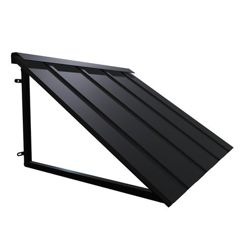 Metal | Awntech Corporation Awning Over Back Door, Black Metal Porch Roof, Metal Awnings Over Doors, Metal Window Awnings, Window Awnings Exterior, Awnings For Windows, Awnings Over Doors, Storefront Awning, Metal Awnings For Windows