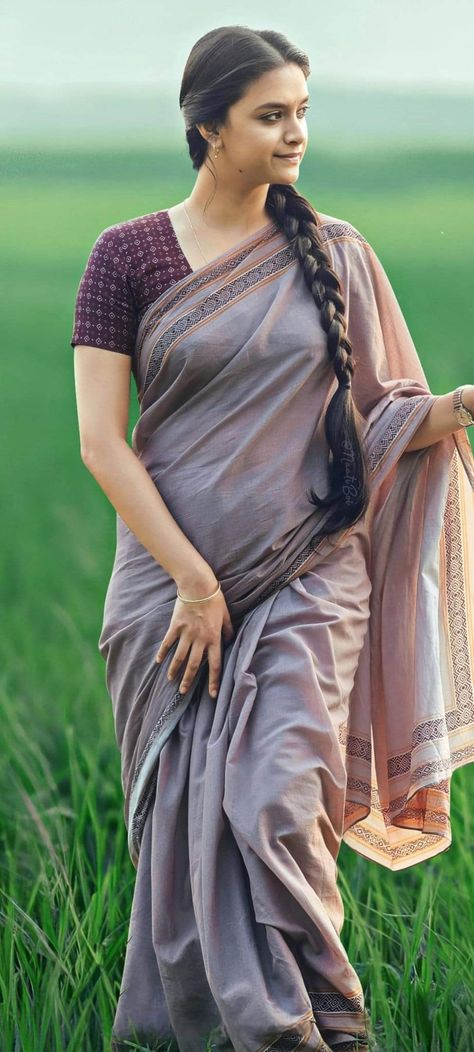 Kreety Suresh, Jeans Tops Indian Style, Kirti Suresh, Tops Indian, Indian Web, Keerthi Suresh, Keerthy Suresh, Anupama Parameswaran, Half Saree Designs