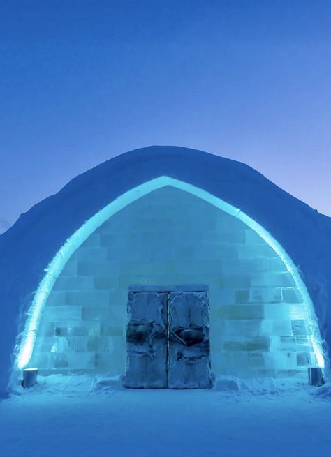 Ice Hotel, Sweden Ice Hotel Sweden, Ice Hotel, Sweden, Aesthetic Pictures, Exterior, Hotel, Architecture, Travel