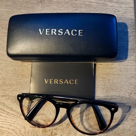 Versace Eyeglasses Versace Eyeglasses, Havana Color, Versace Logo, Versace Accessories, Prescription Lenses, Havana, Versace, Fashion Trends, Fashion Tips