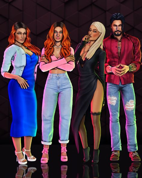 Hi everyone Here is my next family of Townie Makeover series Caliente family in my sims style They have 1 outfitCC folder included!! How to install: 1. Download custom content folder here 2. Put "Mods" in your "Mods" folder 2. Put "Tray files" in your "Tray" folder 3. Enjoy it ♥ Hope you enjoy  <3 All credits to CC creators! Sims 4 Caliente Makeover, Townies Makeover Sims 4, Sims 4 Family Cc, Sims 4 Townie Makeover Download, Sims 4 Townie Makeover, Pretty Sims, My Sims, Cc Folder, Sims 4 Family