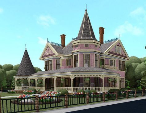 Bloxburg Twitter, Bloxburg Victorian House, Bloxburg House Builds, Roblox Bloxburg House Ideas, Victorian Exterior, Bloxburg Houses, Bloxburg Builds, House Decorating Ideas Apartments, Small House Layout