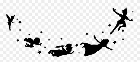 Peter Pan Silhouette Printable Free, Peter Pan Svg Free, Peter Pan Drawing, Peter Pan Svg, Peter Pan Images, Peter Pan Flying, Peter Pan Shadow, Peter Pan Silhouette, Library Assistant