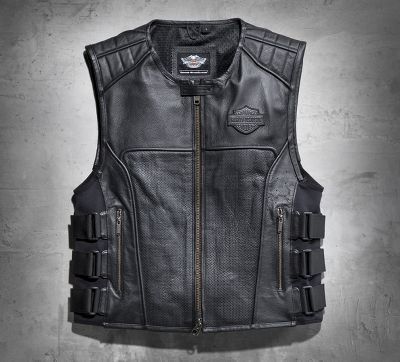 Luxury leather crocodile alligator jacket Motocykle Harley Davidson, Harley Men, Harley Gear, Harley Davidson Merchandise, Motorcycle Lifestyle, Black Leather Vest, Waistcoat Men, Motorcycle Vest, Harley Davidson Jacket