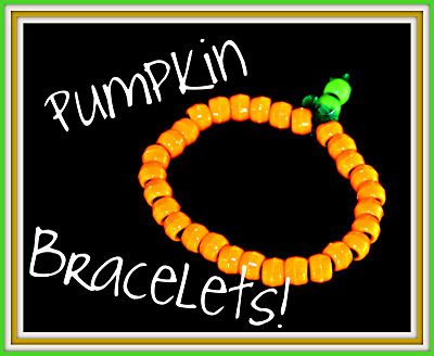 pumpkin bracelets. These were so quick and easy to make. My kids and their friends loved them. Fun holiday craft! Pony Bead Bracelet Ideas, Pumpkin Craft Kindergarten, Pumpkin Crafts Kids, 2nd Grade Crafts, Bead Bracelet Ideas, Pumpkins Kindergarten, Fun Halloween Party Games, Fun Holiday Crafts, Classroom Halloween Party