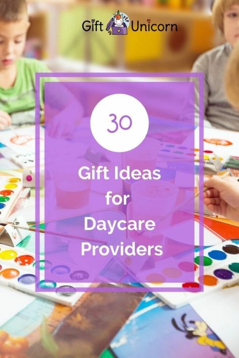 When you leave your child with a daycare provider, showing your appreciation is essential. You’ll find this is especially true when the end-of-the-year parties come around or during the holidays. Check out these gift ideas for daycare providers so, during your next shopping trip, you’re not feeling stumped. #giftsfordaycare #daycaregift #daycare #daycareproviders #thoughtfulgiftideas Gift Basket For Daycare Teacher, Early Educators Day Gift Ideas, Daycare Staff Gifts, Day Care Gifts Appreciation, Childcare Gift Ideas, Daycare Provider Valentine Gifts, Goodbye Gifts For Daycare Provider, Gift For Babysitter Christmas, Gifts For Daycare Provider Christmas