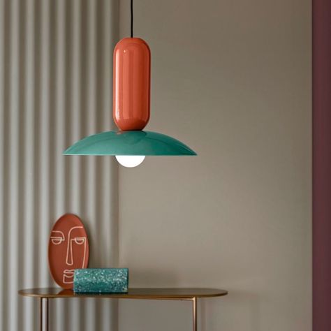 Ferroluce on Instagram: “The wait is over! Here is a special preview of PAU, one of the brand new lamps designed by Giorgio Biscaro that will complete the DECò…” Giorgio Morandi, Colorful Pendant Light, Pendant Light Set, Pendant Light Styles, Modern Lighting Design, Wire Lights, Pale Colors, Luminaire Design, Industrial Chic