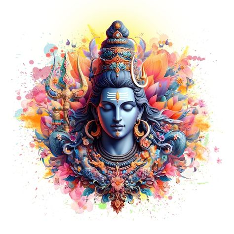 Shiva Design, Happy Maha Shivratri, Maha Shivratri, Psd Icon, Iconic Photos, God Illustrations, Photo To Video, Lord Shiva, Vector Photo