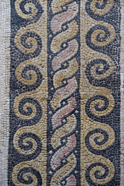 2nd-3rd c. Geometric Mosaic Zeugma Mosaic Museum. Gaziantep Turkey. Ancient Roman mosaic. Roman Mosaic Patterns, Greece Mosaic, Roman Mosaic Art, Ancient Roman Mosaic, Greek Mosaic, Ancient Turkey, Roman Pattern, Gaziantep Turkey, Ancient Patterns