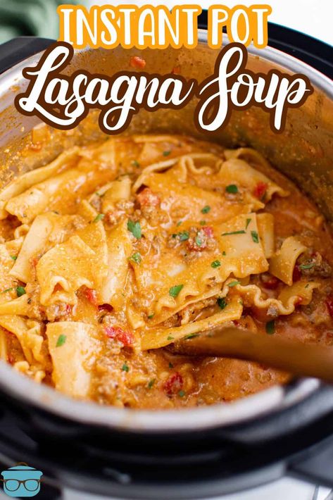 Lasagna Soup Instant Pot Easy, Pressure Cooker Lasagna Soup, Instant Pot Lasagna Soup Recipes, Lasagna Soup Recipe Instant Pot, Instapot Lasagna Soup Recipe Easy, Instapot Lasagna Soup, Insta Pot Lasagna Soup, Lasagna Soup Instant Pot, Pressure Cooker Soup