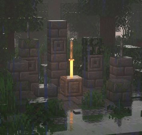 Minecraft Centre Piece, Minecraft Grave Stone Ideas, Minecraft Headstone, Minecraft Tombstone Ideas, Minecraft Giant Skeleton, Minecraft Nether Village, Minecraft Graveyard Designs, Minecraft Ghost Build, Graveyard Minecraft Ideas