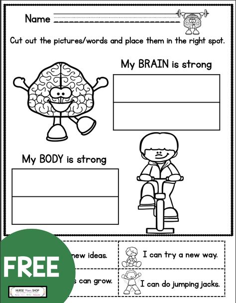 FREE kindergarten printables - growth mindset freebies - social emotional learning - free first grade and kindergarten worksheets - teach social skills - growth mindset classroom - elementary school counseling - pediatric counseling - social awareness #growthmindset #socialskills #schoolcounseling #mindfulparenting Mindset Art, Lesson Plan Outline, Elementary School Counselor, Mindset Activities, Growth Mindset Activities, Nurse Mom, Learning Printables, Elementary School Counseling, Social Awareness