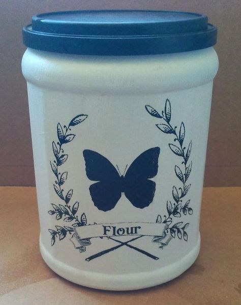 recycled plastic coffee containers, repurposing upcycling, Recycled upcycled coffee containers Leftover Containers, Folgers Coffee Container, Plastic Coffee Cans, Plastic Coffee Containers, Container Crafts, Plastic Container Crafts, Coffee Can Crafts, Creamer Container, Daily Objects