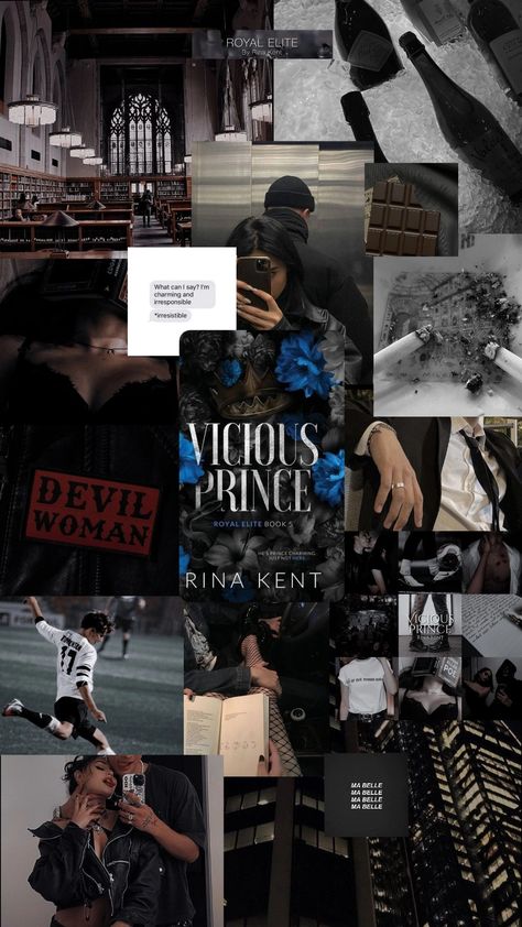 Book royal elite series aesthetic by rina kent Vicious Prince Rina Kent Aesthetic, Vicious Prince Rina Kent, Ronan Astor, Vicious Prince, Teal Van Doren, Prince Aesthetic, Book Hangover, Gothic Fiction, Royal Elite