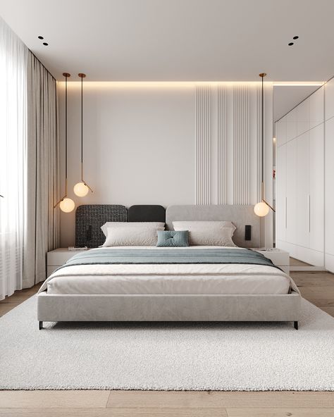 Bedroom Redesign, Bedroom Interior Design Luxury, Bedroom Setup, Bedroom Bed Design, Modern Bedroom Design, Room Makeover Bedroom, Bedroom Layouts, Home Room Design, Apartment Interior