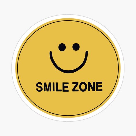 Smiles For Miles, Smile Zone, Beach Ideas, Decorate Notebook, School Signs, Coloring Stickers, Eye Catching Colors, Sticker Design, Sell Your Art