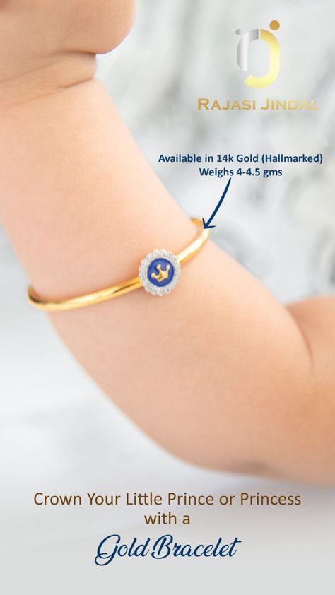 Kids Gold Jewelry Baby Boy, Kids Bracelets Gold, Baby Boy Jewelry, Baby Bracelet Gold, Baby Jewelry Gold, Bracelets For Kids, Hand Bracelets, Baby Jewellery, Kids Gold Jewelry