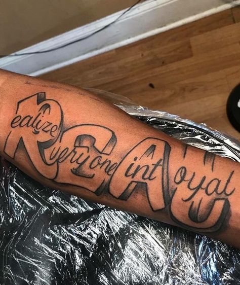 Tattoo Script Ideas, Realize Everyone Aint Loyal Tattoo Design, Realize Everybody Aint Loyal Tattoo, Realize Everyone Aint Loyal Tattoo, Stud Tattoo Ideas, Loyalty Over Everything Tattoo, Studs Tattoos, Stud Tattoos, Real Tattoo Designs