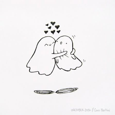 Ghost Drawing, Easy Doodle Art, Easy Doodles Drawings, Cute Doodles Drawings, Cute Doodle Art, Mini Drawings, Dessin Adorable, Cute Easy Drawings, Cute Little Drawings