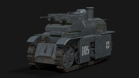 ArtStation - Steam Tank G.21-85 Jägerin for Game Ratten Reich., METALLADLERSTUDIO LLC Steampunk Tank, Tank Concept, Fantasy Tank, Cool Tanks, Vehicle Design, Dieselpunk, Military Vehicles, Sci-fi Spaceship, Steam