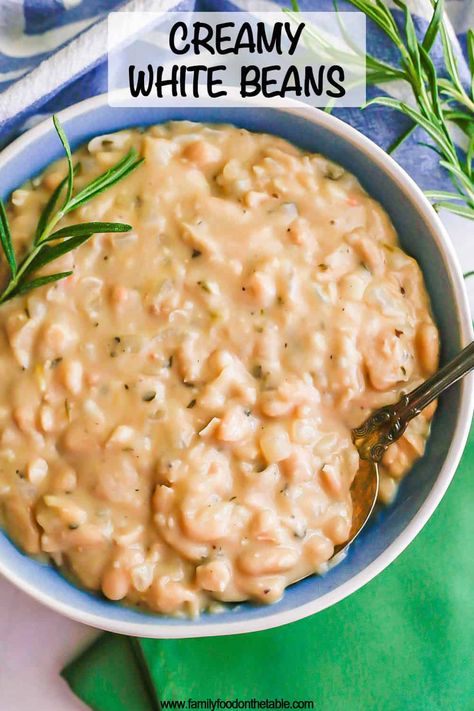 Simple Gravy, Quick And Easy Chicken Recipes, No Heavy Cream, Easy Baked Chicken Thighs, Creamy White Beans, Greek Lemon Rice, White Bean Recipes, Longevity Diet, Balsamic Pork