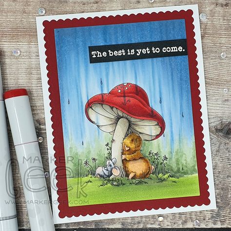 HOME - Marker Geek Rain Background, Pumpkin Uses, Pumpkin Images, Wonderful Wednesday, Birthday Sentiments, Woodland Scene, Halloween Scene, Pumpkin Colors, Prismacolor Pencils