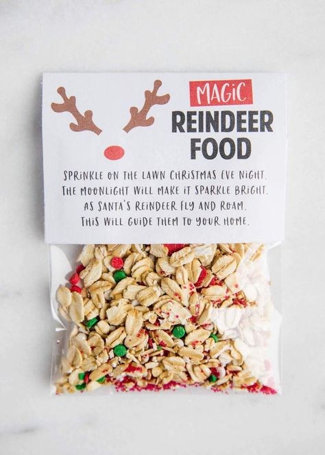 Food Poem, Reindeer Food Poem, Reindeer Food Label, Reindeer Food Printable, Magic Reindeer Food, Christmas Eve Traditions, I Heart Naptime, Neighbor Christmas Gifts, Reindeer Food