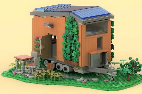 LEGO IDEAS - Tiny House Lego Mushroom, Rustic Greenhouses, Big Mushroom, Forest Elves, Secluded Cabin, Solar Thermal, Comfy Bedroom, Innovation Lab, Reconnect With Nature