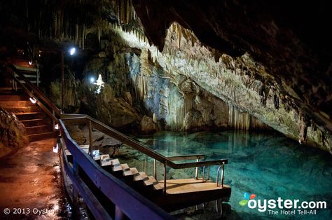 Grotto Bay Bermuda | Gotto Caves at the Grotto Bay Beach Resort | Oyster.com -- Hotel ... Bermuda Hotels, Beautiful Cave, Jamaica Cruise, Kempinski Hotel, Ocho Rios Jamaica, Cave Tours, Jamaica Travel, Cool Pools, Beach Resort