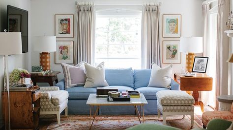 I want to live here Serena And Lily Inspiration, Austin Interior Design, Pretty Living Room, Living Colors, Spring Park, Bungalow Design, Eclectic Living Room, A Living Room, Southern Living